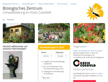 Tablet Screenshot of biologisches-zentrum.de